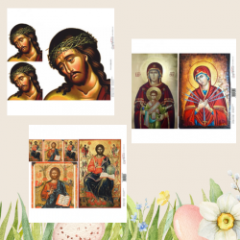 Ριζόχαρτα με εικόνες Αγίων