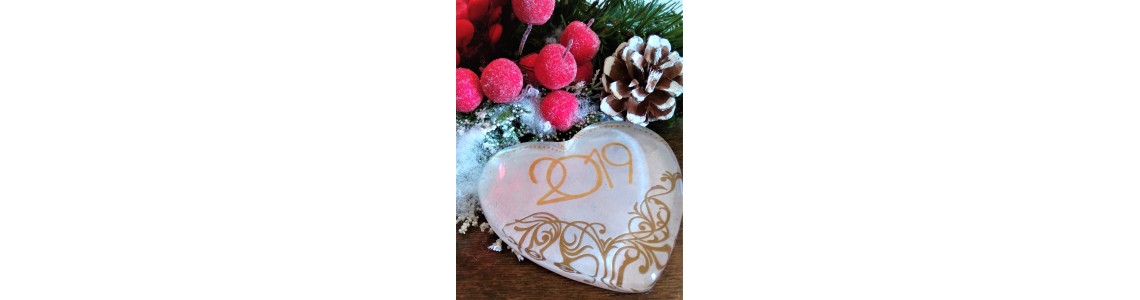 Γούρι - Γυάλινη Καρδιά