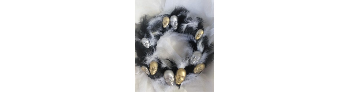 Αποκριάτικο στεφάνι