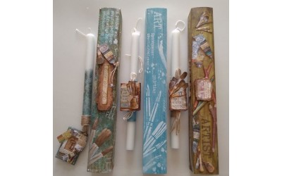 Πασχαλινές Λαμπάδες και κουτιά Atelier des Arts σε δύο εκδοχές