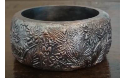 Πολυμερικός πηλός: Ξύλινο βραχιόλι σε συνδιασμό με Cernit