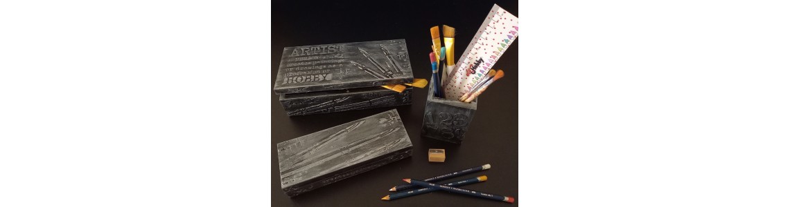 Back to school: DIY κατασκευή με ανάγλυφα σχέδια