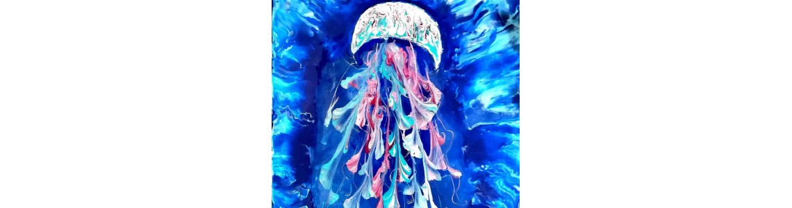 Αυτοτελές Εργαστήριο Ζωγραφικής: Εξερευνώντας την Τεχνική του Pouring!