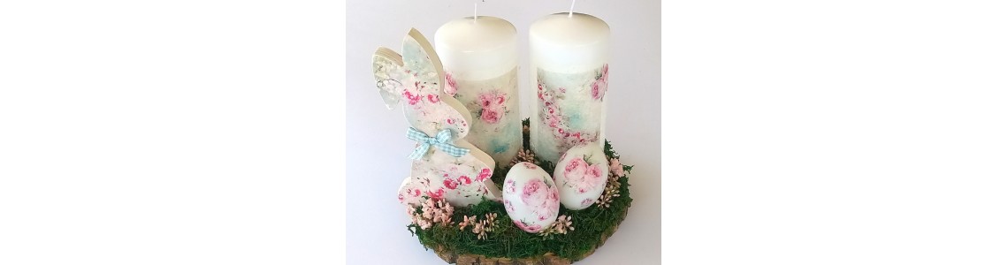 Πασχαλινή DIY Σύνθεση με Decoupage!