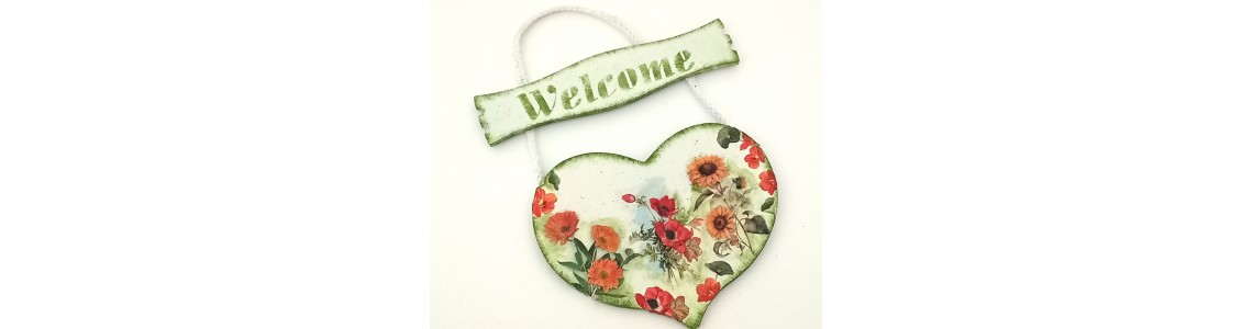 DIY: Μια ανοιξιάτικη Welcome καρδιά γεμάτη χρώμα & φαντασία!