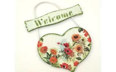 DIY: Μια ανοιξιάτικη Welcome καρδιά γεμάτη χρώμα & φαντασία!
