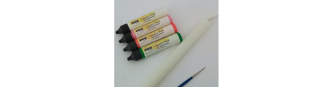 Τρισδιάστατα Σχέδια σε Λαμπάδες με Candle Pen