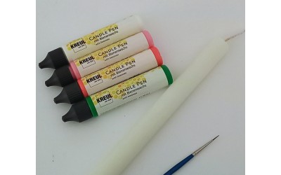 Τρισδιάστατα Σχέδια σε Λαμπάδες με Candle Pen