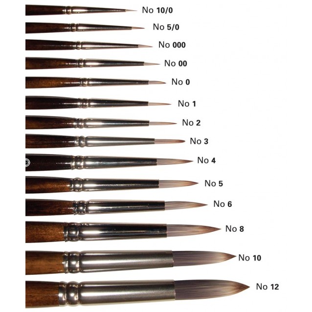 Art & Hobby Πινέλο Συνθετικό Στρογγυλό Ακουαρέλας 7102 No.10