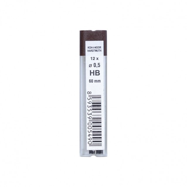 12 Μύτες Μηχανικού Μολυβιού 0,5mm HB