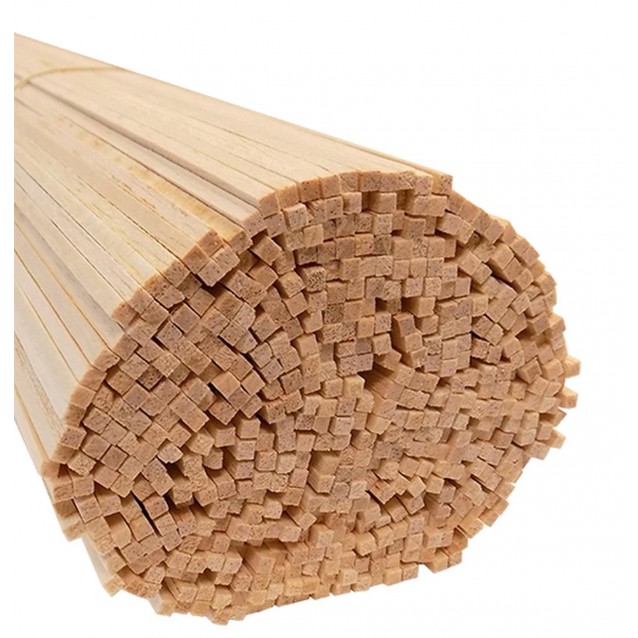 Τετράγωνη Ράβδος Balsa 100cm - 2x2mm