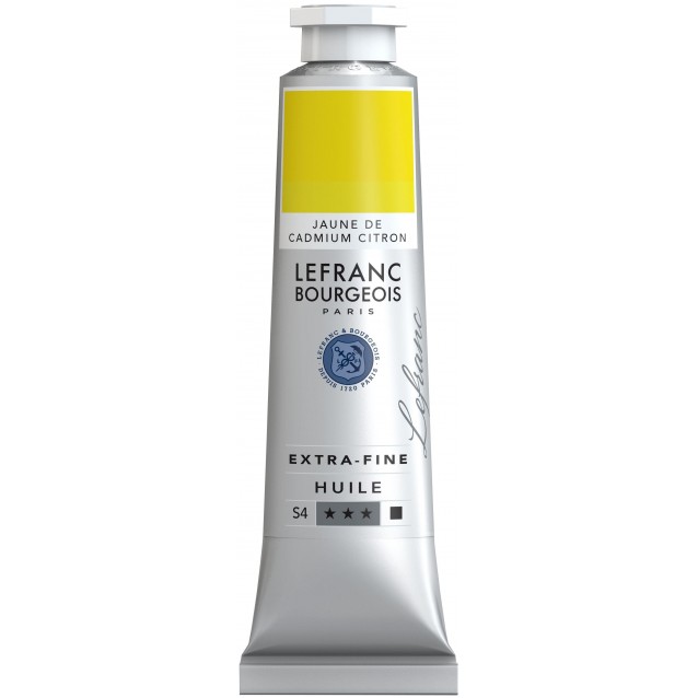 Lefranc & Bourgeois 40ml Artists Oil 156 Series 4 Cadmium Yelllow Lemon