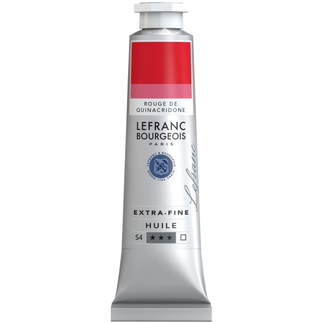 Lefranc & Bourgeois 40ml Artists Oil 384 Series 4 Quinacridone Red