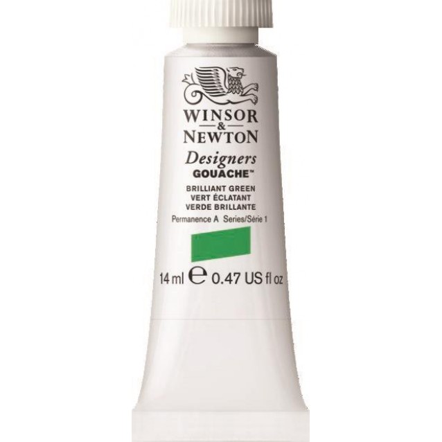 Winsor & Newton 14ml Τέμπερα Designers Brilliant Green Serie 1