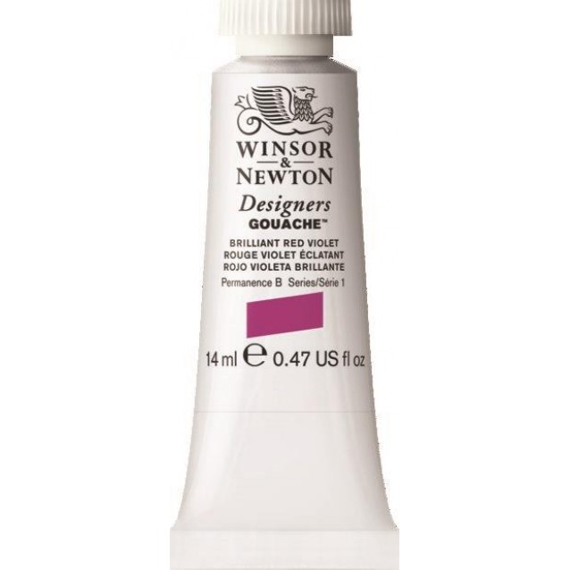 Winsor & Newton 14ml Τέμπερα Designers Brilliant Red Violet Serie 1