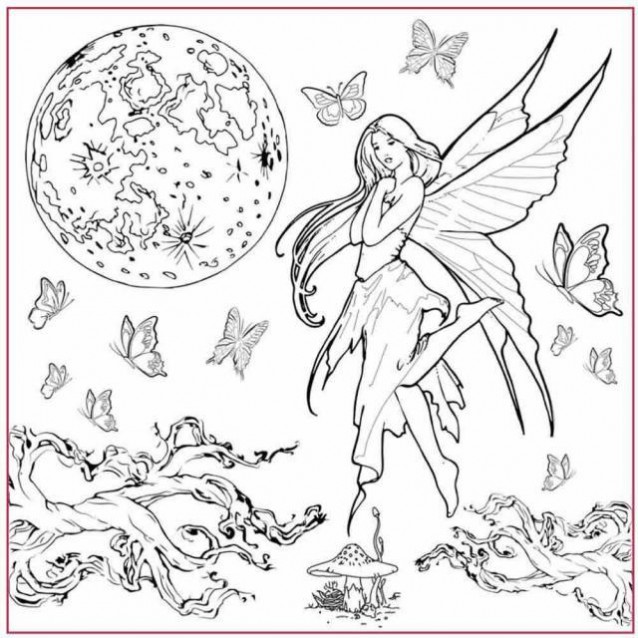 Stamperia Silhouette Art Napkin – Fairy