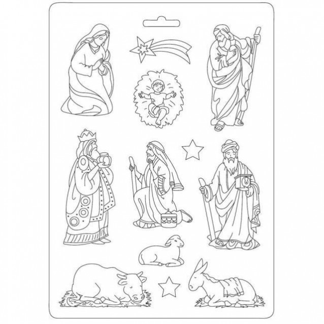 Stamperia Φόρμα Πηλού A4 Bethlehem