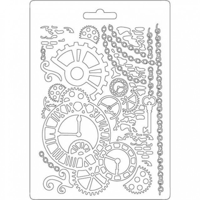 Stamperia Φόρμα Πηλού A5 Clock And Mechanisms