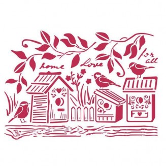 Stamperia Stencil G 21x29,7cm Nests