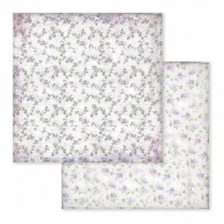 Stamperia Χαρτί Scrapbooking 30,5x30,5cm Διπλής Όψης Provence Texture Flowers