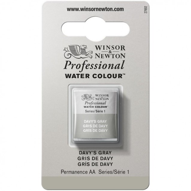 Winsor & Newton Half Pan Ακουαρέλας Professional 217 Davys Grey
