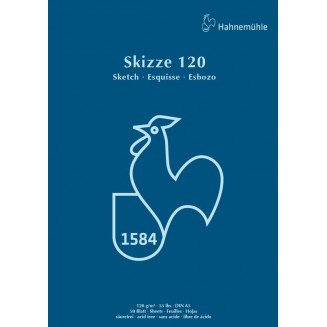 Hahnemuhle Μπλοκ Σχεδίου Skizze 50 Φύλλα A5 (14,8Χ21cm) 120gr