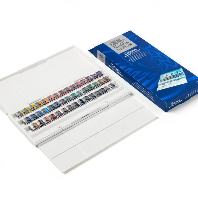 Winsor & Newton Cotman Studio Set με 45 Πλακάκια Ακουαρέλας