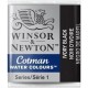 Winsor & Newton Half Pan Ακουαρέλας Cotman 331 Ivory Black Series 1