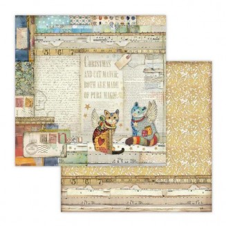 Stamperia Χαρτί Scrapbooking 30,5x30,5cm Διπλής Όψης Cats