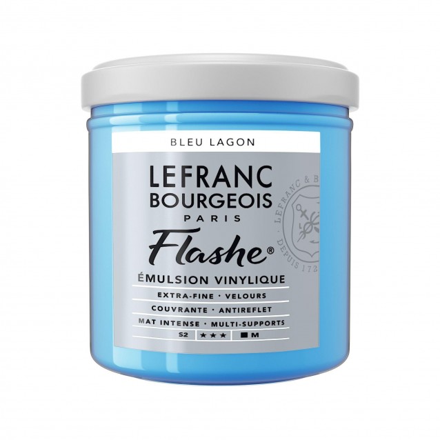 Lefranc & Bourgeois 125ml Flashe Acrylic 649 Blue Lagon Series 2