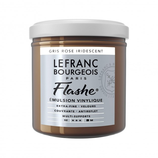 Lefranc & Bourgeois 125ml Flashe Acrylic 842 Gris Rose Iridescent Series 2