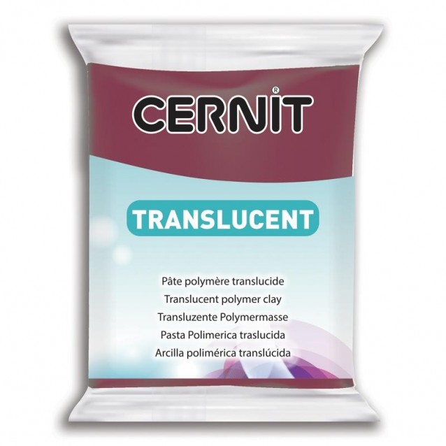 Cernit 56gr Translucent No.411 Μπορντό