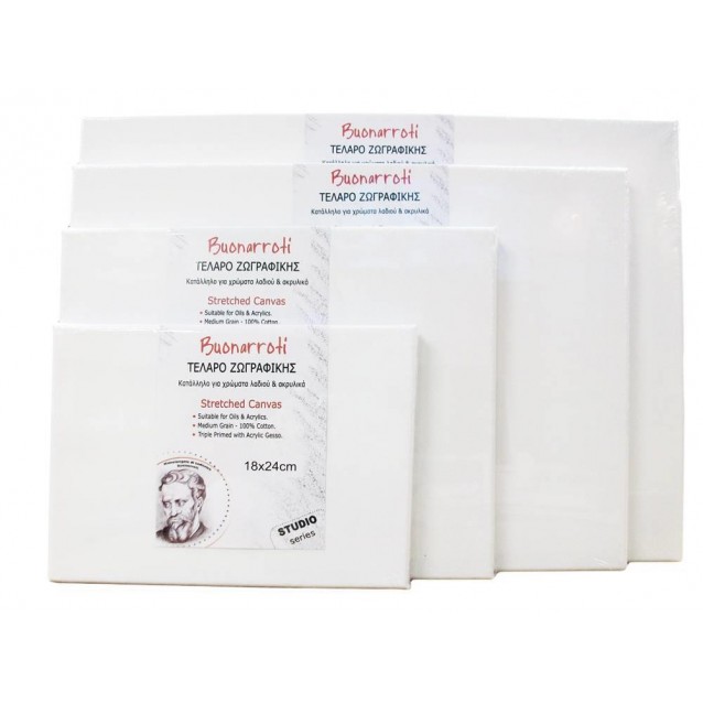 Buonarroti Τελάρο Ζωγραφικής 20x30cm με βαμβακερό καμβά FSC