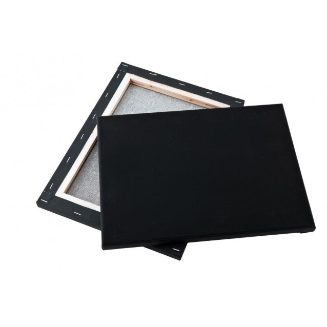 Τελάρο Ζωγραφικής 35x45cm με Μαύρο Βαμβακερό Καμβά FSC