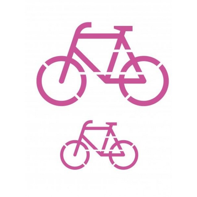 Craftistico Stencil 20x30cm Ποδήλατο