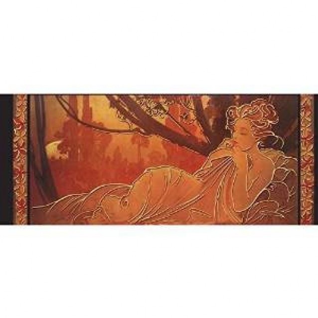 Stamperia Ριζόχαρτο Decoupage 60x24cm Mucha Σκεπτόμενη Γυναίκα