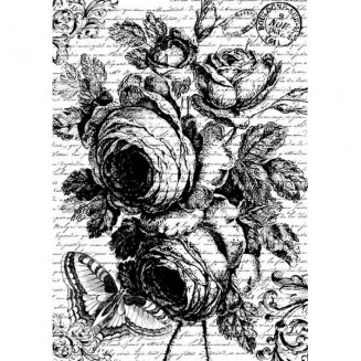 Stamperia Ριζόχαρτο Decoupage A4 (21x29,7cm) Rose