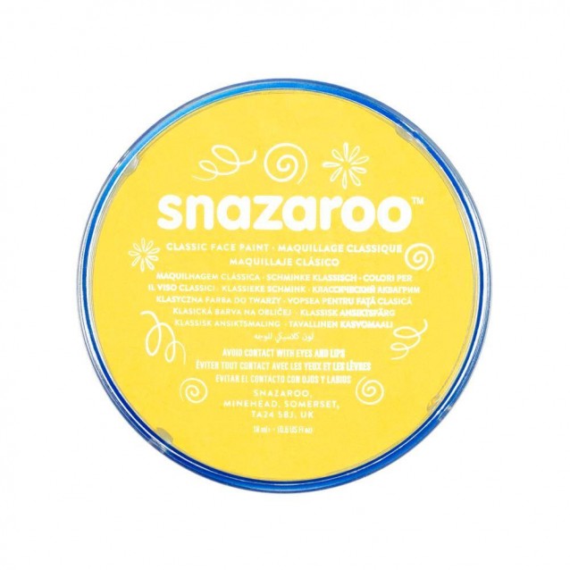 Snazaroo 18ml Κρέμα Face Painting Classic Bright Yellow