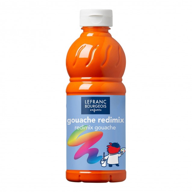 Lefranc & Bourgeois 500ml Τέμπερα Redimix 201 Bright Orange