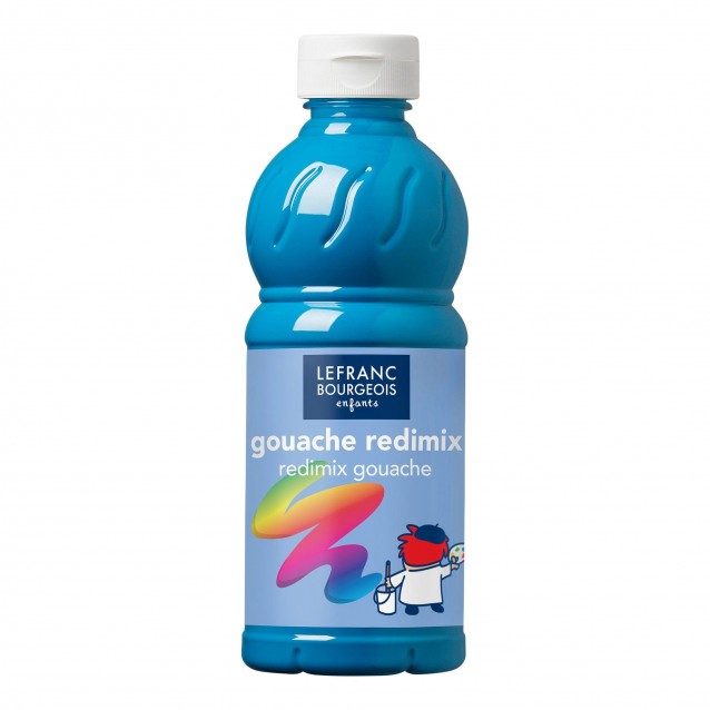 Lefranc & Bourgeois 500ml Τέμπερα Redimix 050 Turquoise Blue