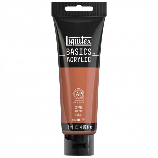 Liquitex Basics 118ml Acrylic 053 Metallic Copper