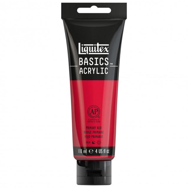 Liquitex Basics 118ml Acrylic 415 Primary Red