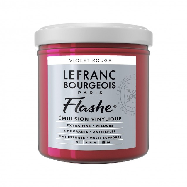 Lefranc & Bourgeois 125ml Flashe Acrylic 618 Red Violet Series 1