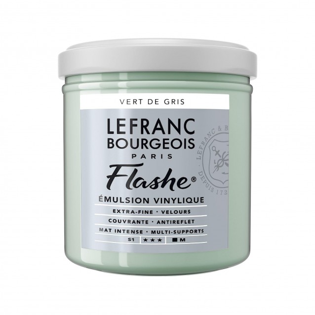 Lefranc & Bourgeois 125ml Flashe Acrylic 547 Green Gray (Vert de Gris) Series 1