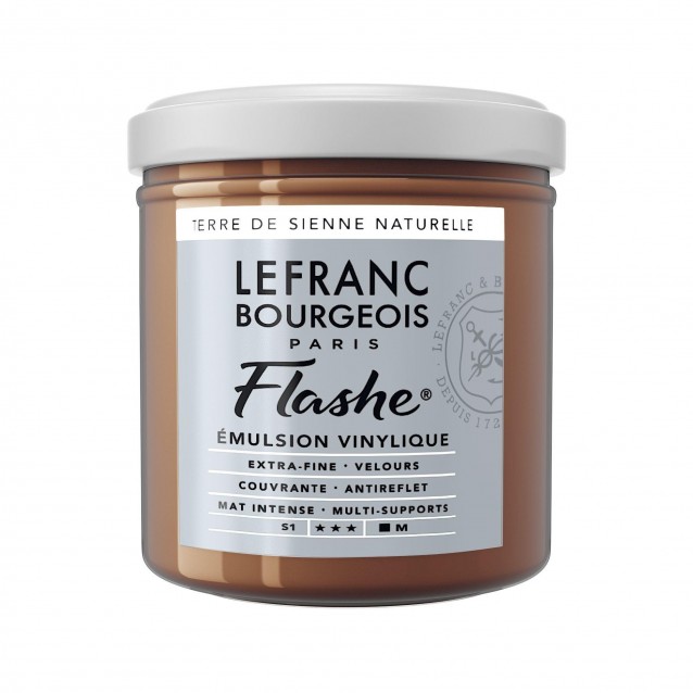 Lefranc & Bourgeois 125ml Flashe Acrylic 482 Raw Sienna Series 1