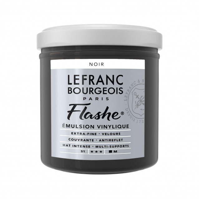 Lefranc & Bourgeois 125ml Flashe Acrylic 265 Series 1 Black