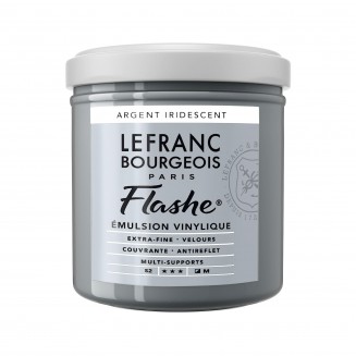 Lefranc & Bourgeois 125ml Flashe Acrylic 832 Iridescent Silver Series 2
