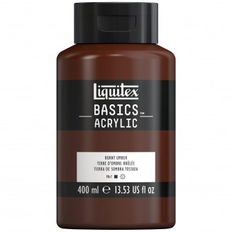 Liquitex Basics 400ml Acrylic 128 Burnt Umber
