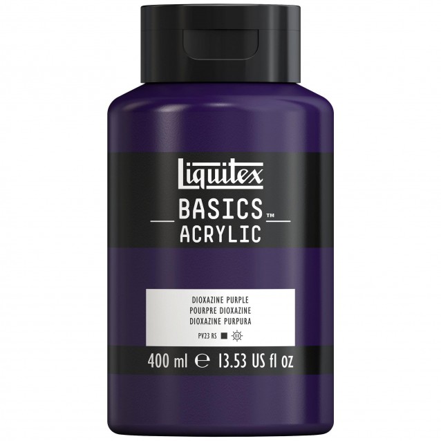 Liquitex Basics 400ml Acrylic 186 Purple Dioxazine Series 1