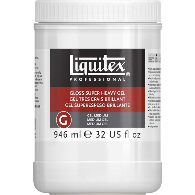 Liquitex Professional 946ml Gloss Super Heavy Gel Medium